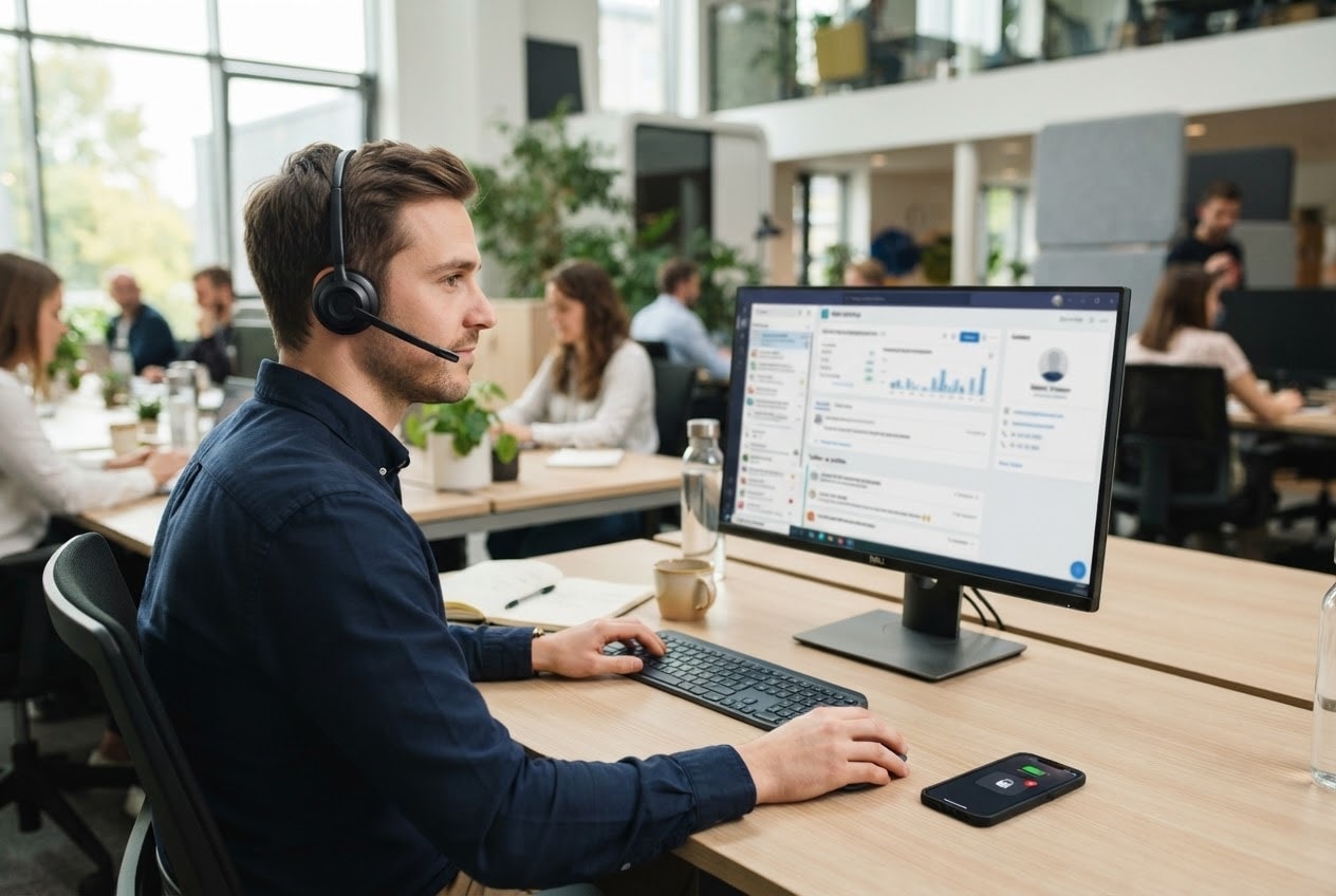 Менеджер видит новую заявку из квиза с ответами клиента в CRM